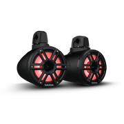 M2 8” Color Optix™ 2-Way Horn Loaded Wake Tower Speakers (pr) - Black
