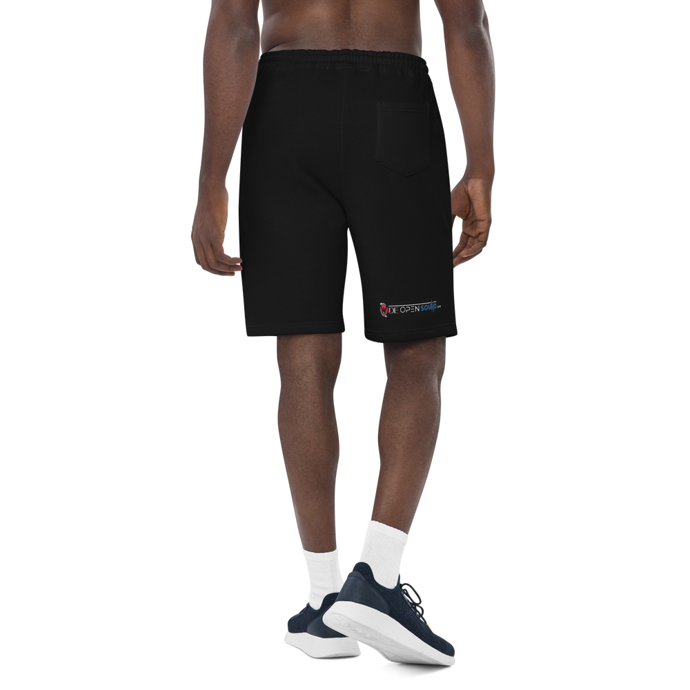 Men's fleece shorts "Crimson Depths Collection"