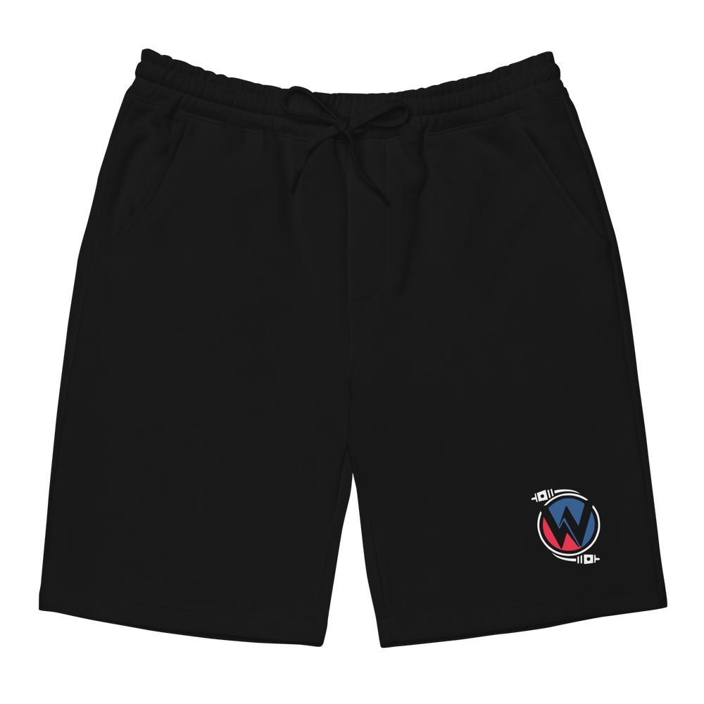 Men's fleece shorts "Crimson Depths Collection"