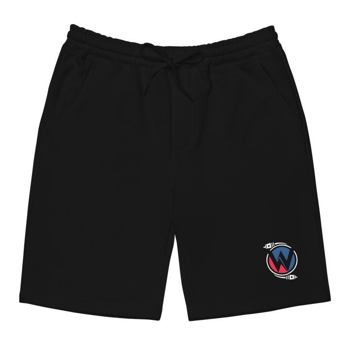 Men's fleece shorts "Crimson Depths Collection"