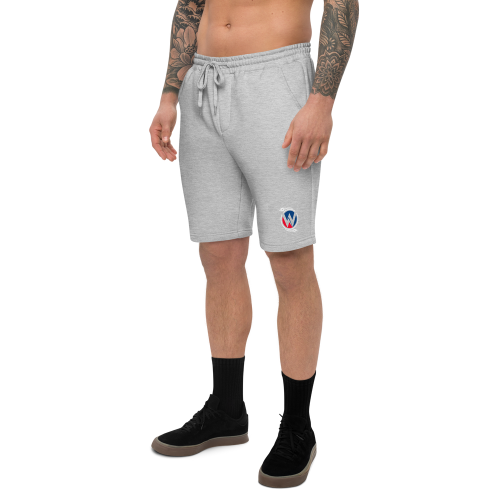 Men's fleece shorts "Crimson Depths Collection"