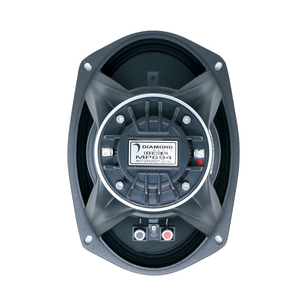 6"x 9" MP Series 2-Way Full-Range Coaxial Speakers w/1" Horn Tweeter (4Ω) - MP694