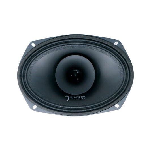 6"x 9" MP Series 2-Way Full-Range Coaxial Speakers w/1" Horn Tweeter (4Ω) - MP694