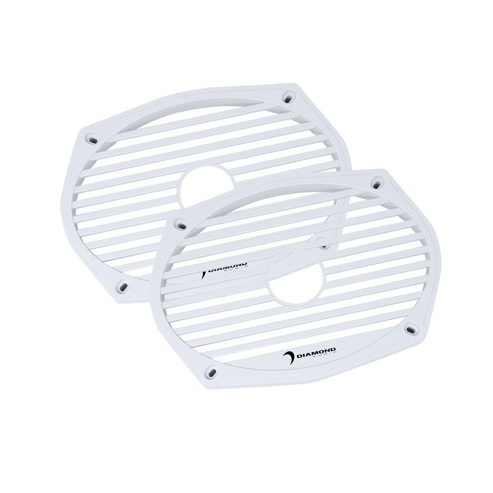 6 x 9″ White Grills (Pair) - MS69CXG