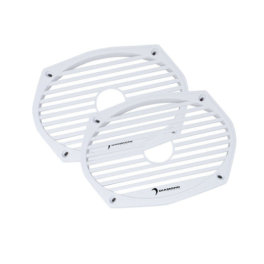 6 x 9″ White Grills (Pair) - MS69CXG