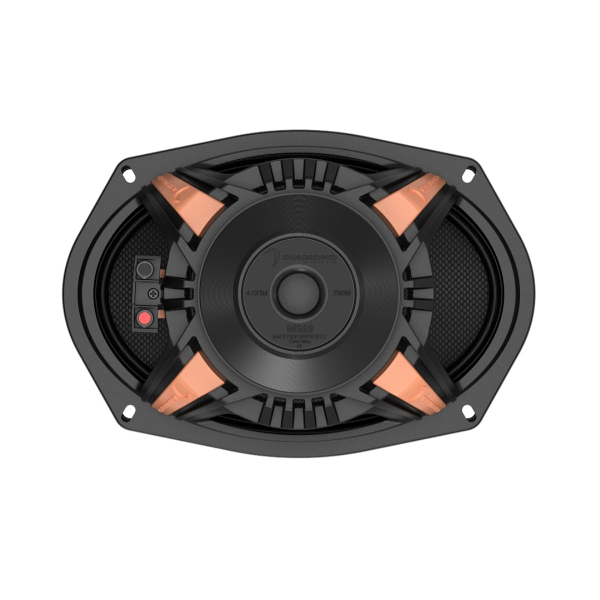 6"x 9" MSNEO Series High Output Neo Midrange Speakers (4Ω) - MS69NEO