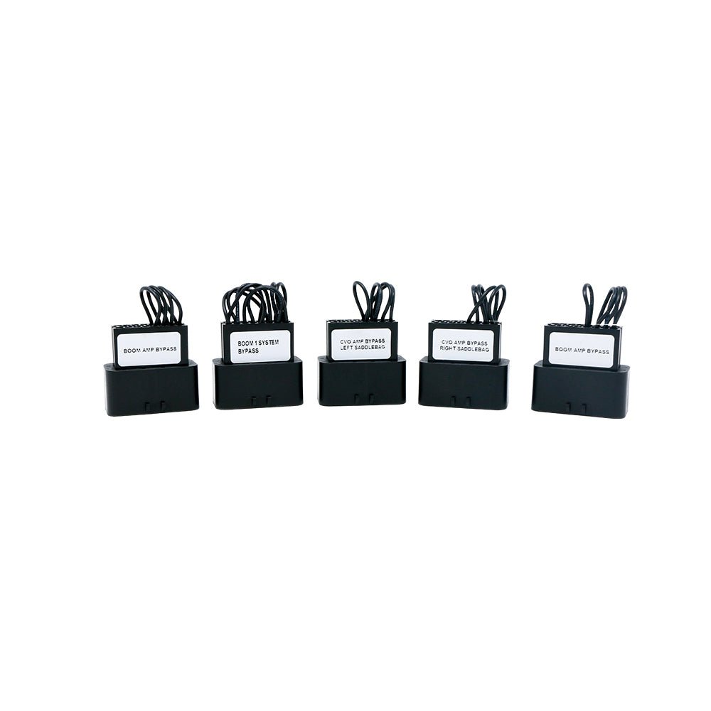 2014-2023 Harley Davidson OEM Amplifier Bypass Plugs - 1/2/3/4/5 Functions (5-Pack Kit) - MSBYPLG