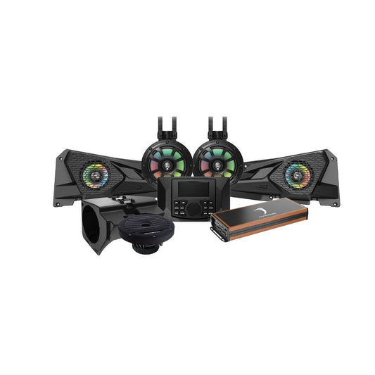 2014+ RZR© 2DR / 4DR for 6.5" Power Sports Speaker & 5-Ch Amplifier - MSRZRKD32