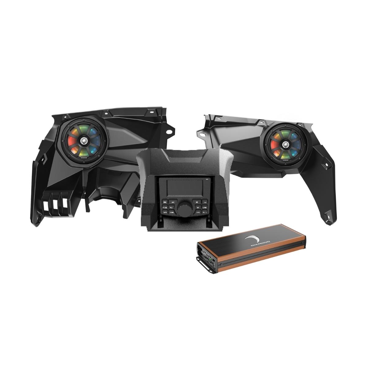 2017+ Can-Am X3 Dash Audio Speaker Kit - MSX3KD1