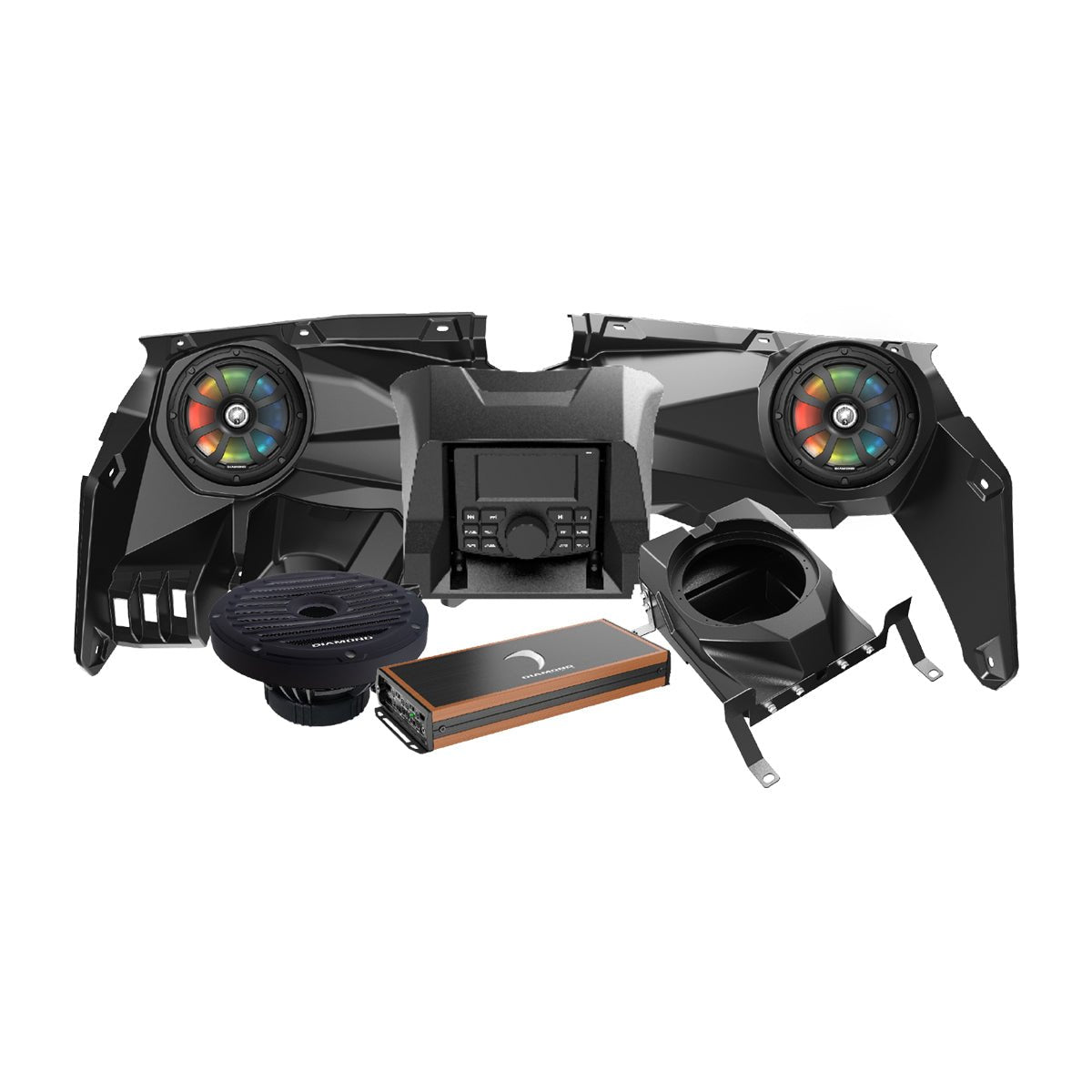2017+ Can-Am X3 Dash Audio Speaker Kit - MSX3KD2