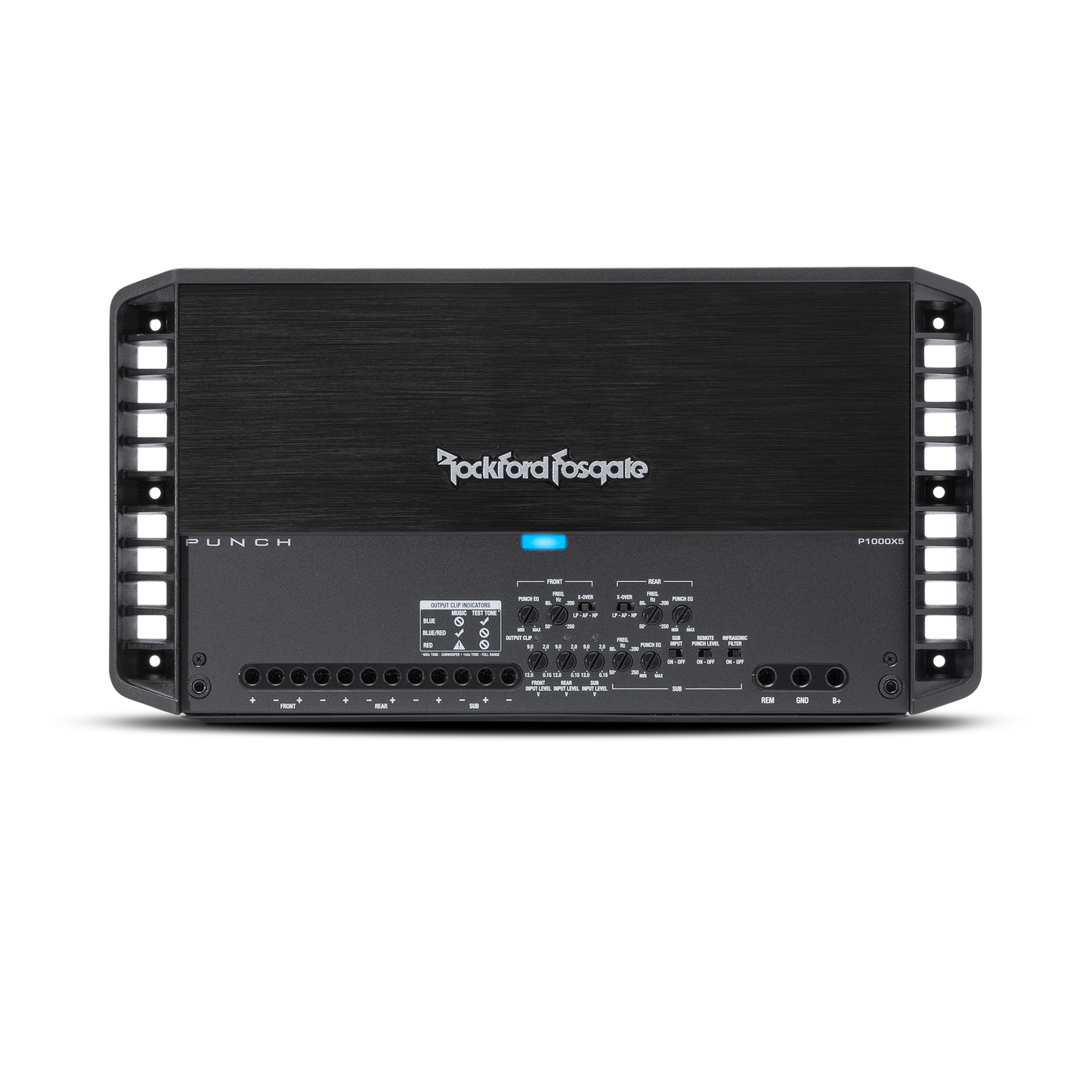 Punch 1,000 Watt Class-bd 5-Channel Amplifier