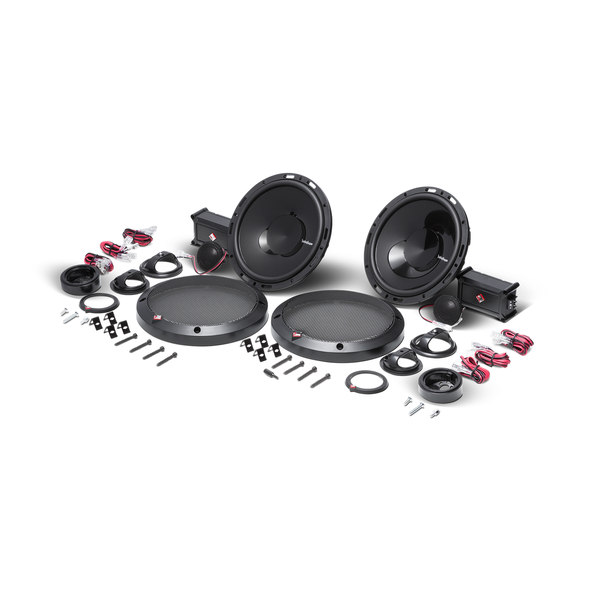 Punch 6.5" 2-Way Euro Fit Component System External Xover (pr)