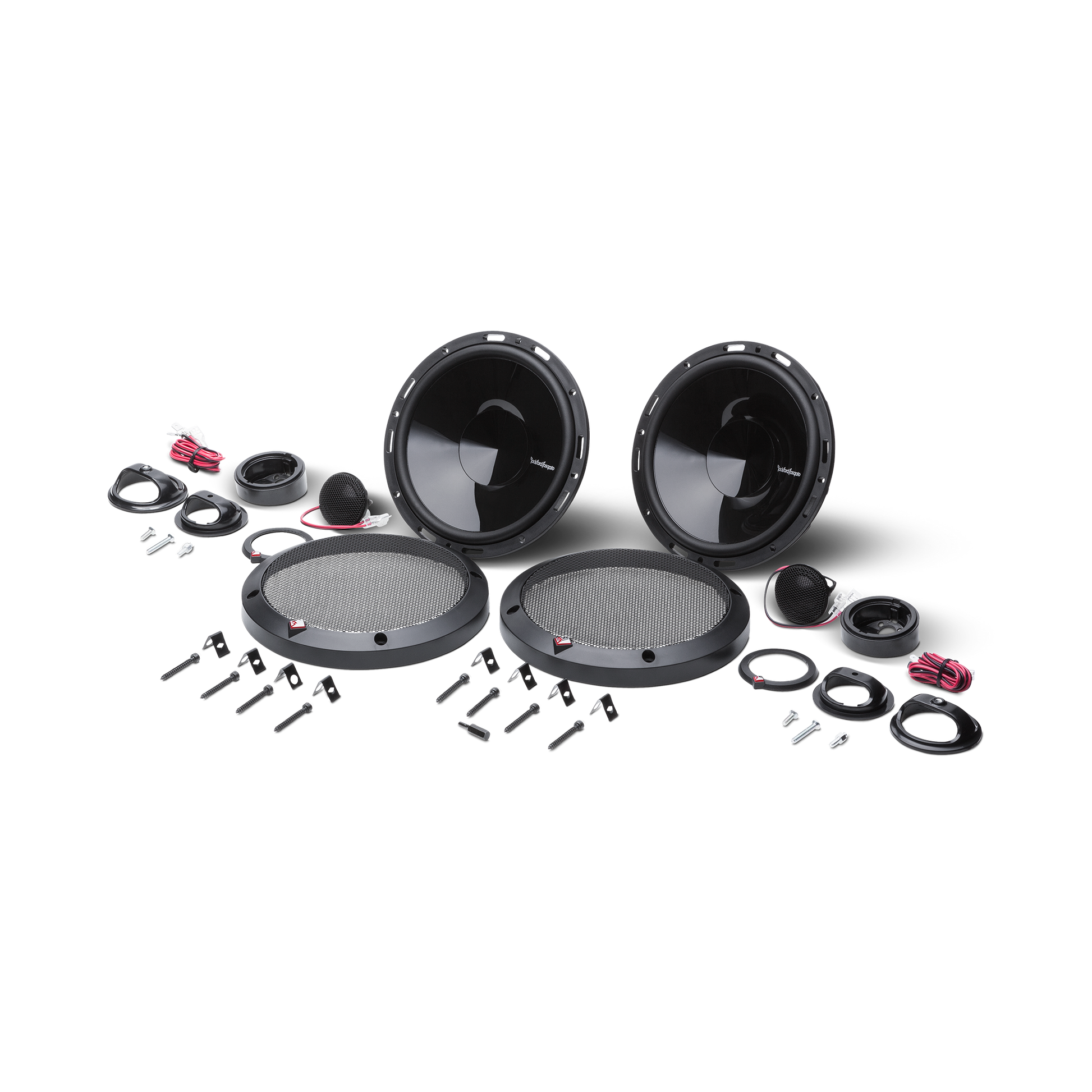 Punch 6.5" 2-Way Euro Fit Component System Internal Xover (pr)