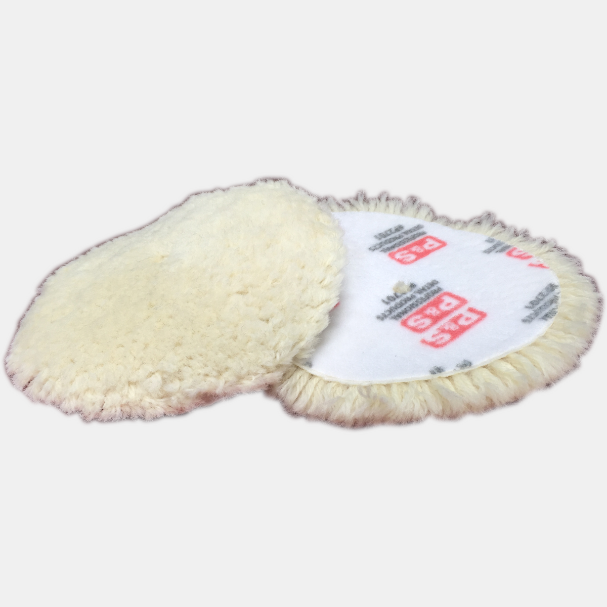 P & S Detail Products High Action D/A Wool Cutting Pad - White P2701