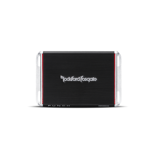 Punch Boosted Rail 400 Watt Full-Range 4-Channel Amplifier