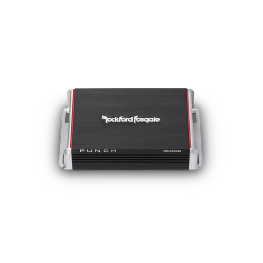 Punch Boosted Rail 400 Watt Full-Range 4-Channel Amplifier