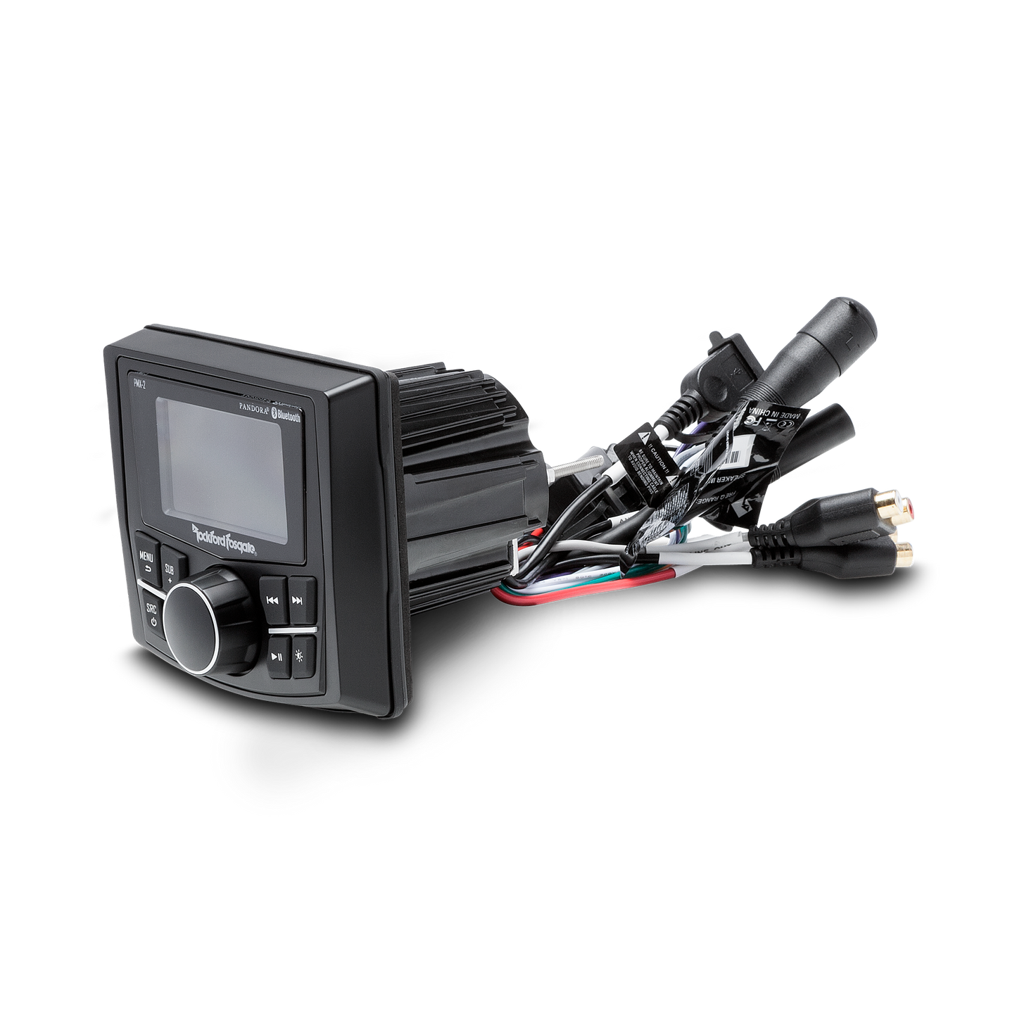 Punch Marine Compact AM/FM/WB Digital Media Receiver 2.7" Display