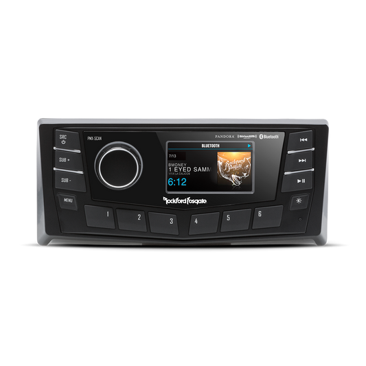 Marine AM/FM/WB Multi-Zone Digital Media Receiver 2.7" Display w/ CAN-bus