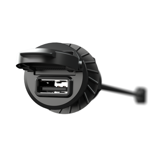 Universal USB Port with Hinged Cover