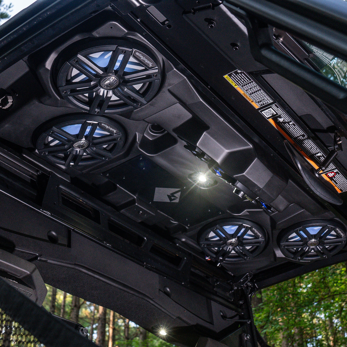 Front Audio Roof for Select 2018+ Polaris Ranger 2-Door Models