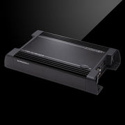 Angled view of Warhorse amplifier.