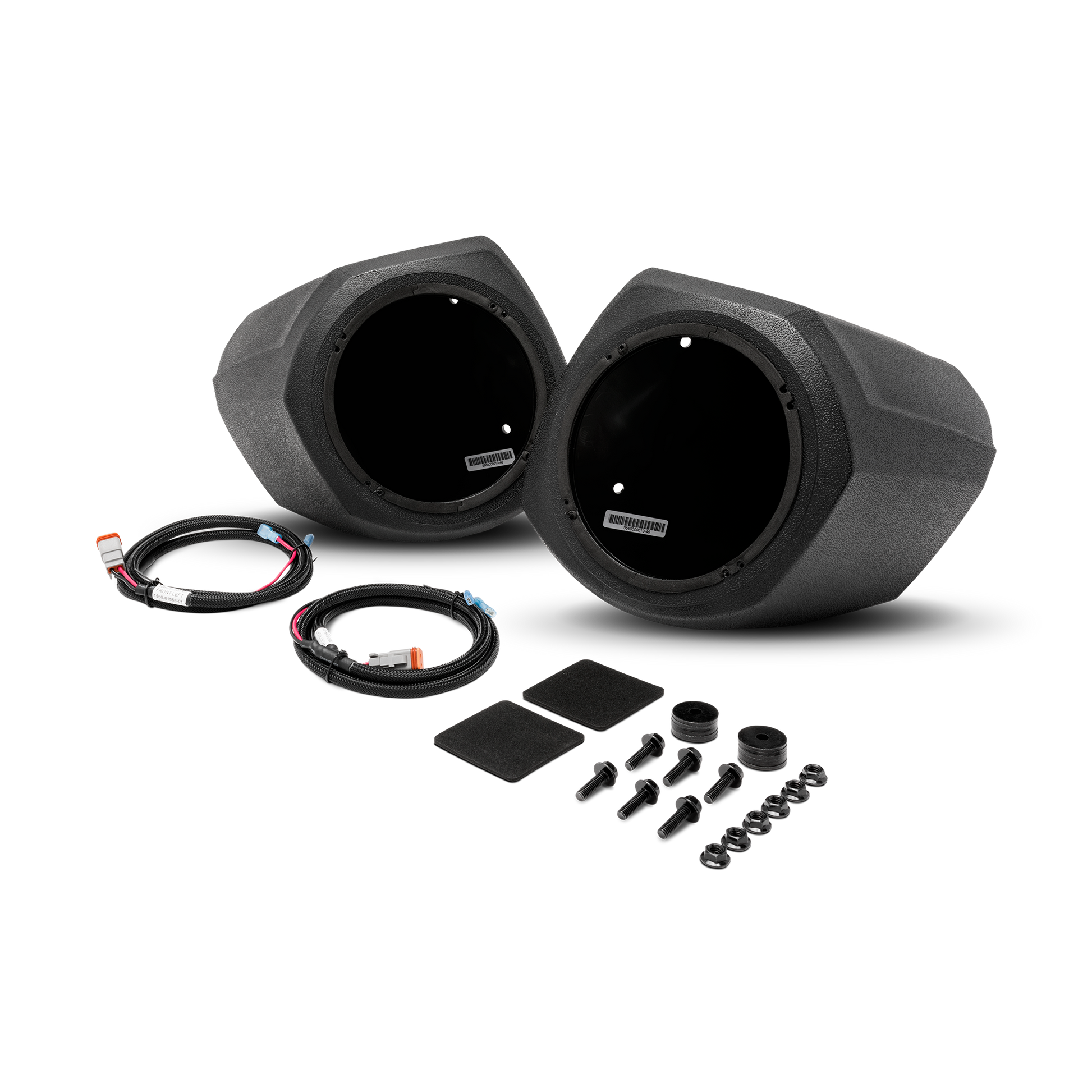6.5" front lower speaker enclosures for select 2016+ Polaris GENERAL models