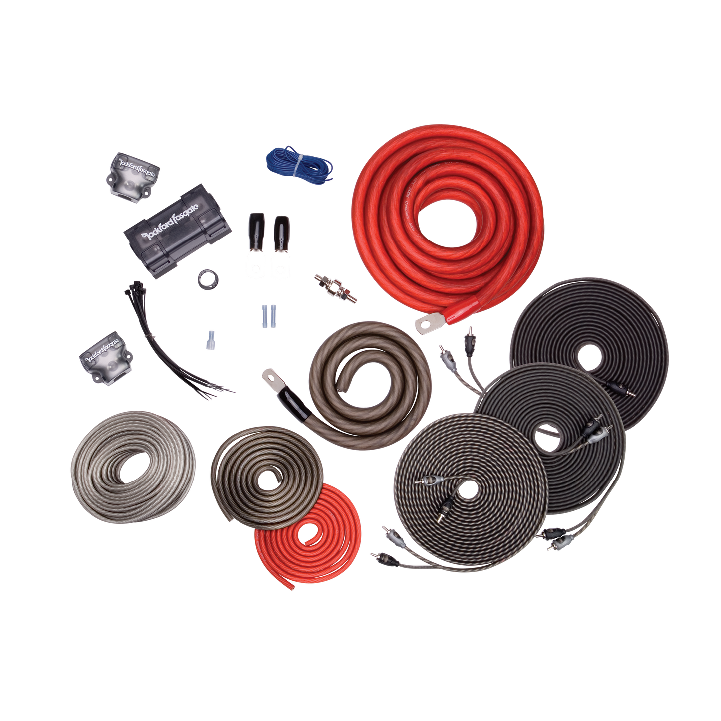 Dual Amp 1/0 AWG Dual Amp Wiring Kit