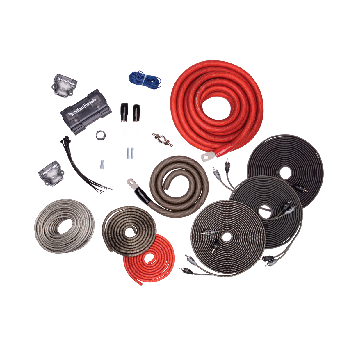 Dual Amp 1/0 AWG Dual Amp Wiring Kit