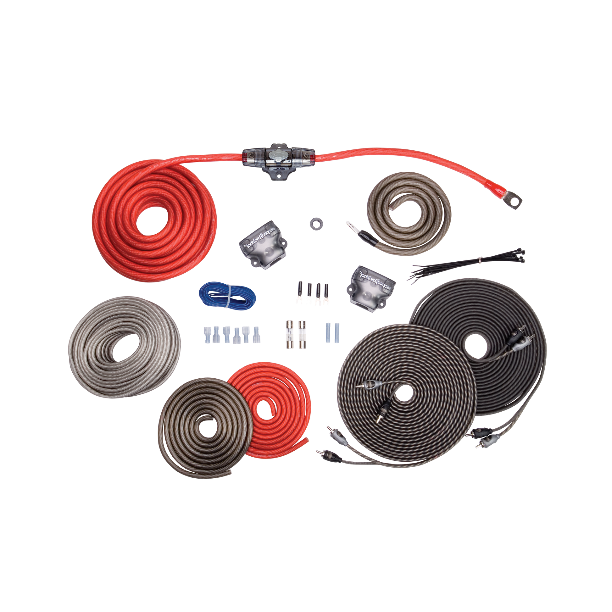 4 AWG Complete Dual Amp Installation Kit