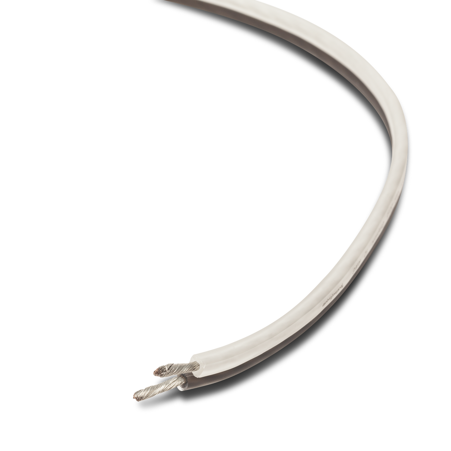 12 AWG Speaker Wire Packaged 15 Foot Frosted Black/Silver