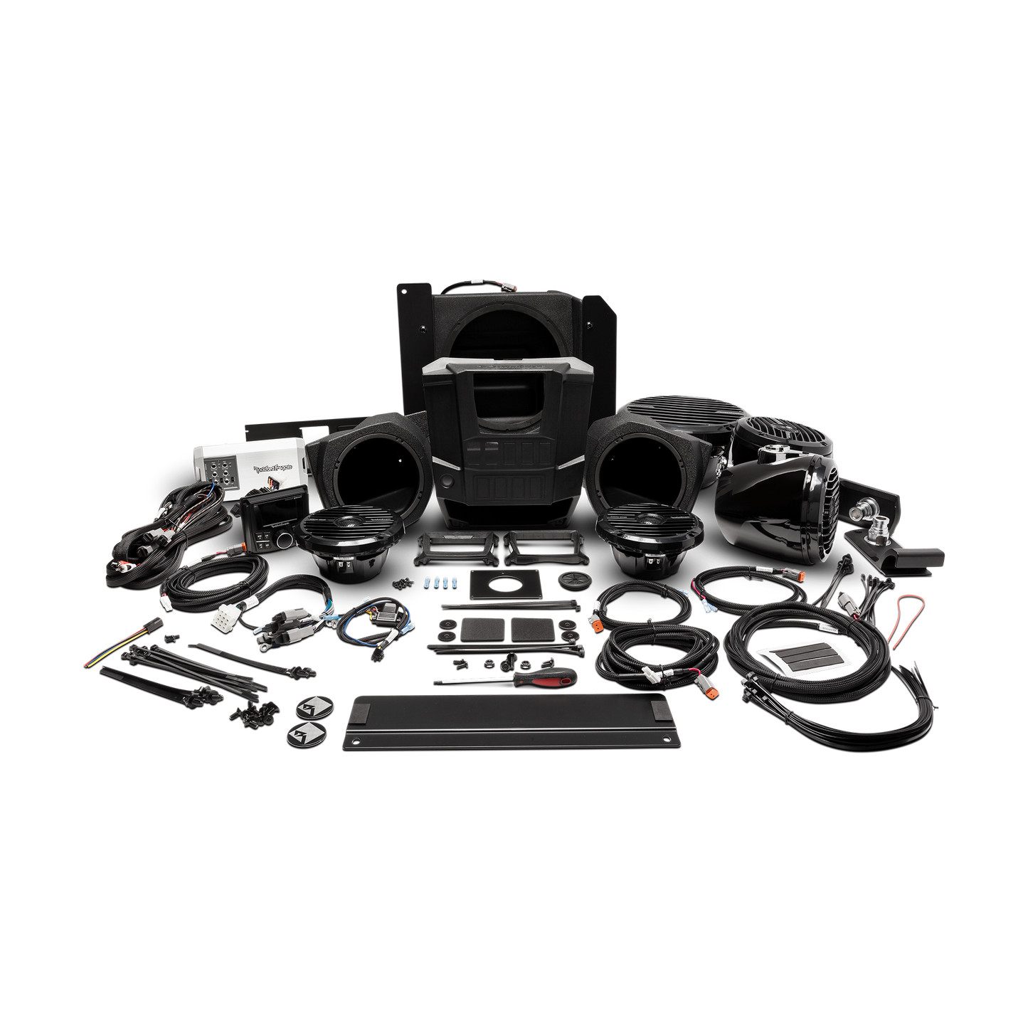 2015-2017 400 watt stereo, front lower speaker, rear speaker, and subwoofer kit for select Polaris RANGER® models (Gen-1)