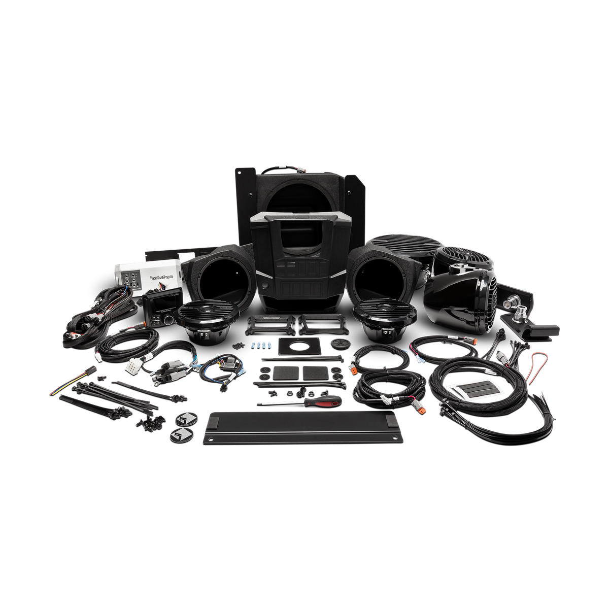2015-2017 400 watt stereo, front lower speaker, rear speaker, and subwoofer kit for select Polaris RANGER® models (Gen-1)