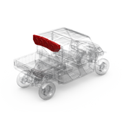 Rear Audio Cap for Select 2018+ Polaris Ranger Models