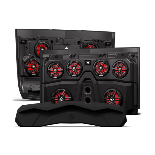 Front & Rear Audio Roof for Select 2018+ Polaris Ranger Crew Models
