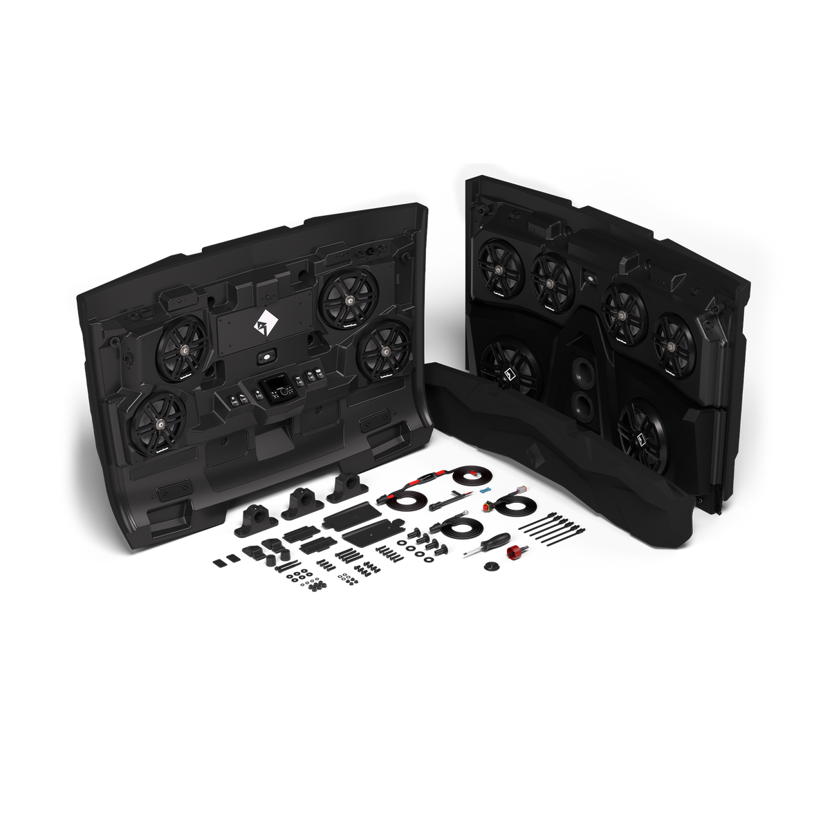 Front & Rear Audio Roof for Select 2018+ Polaris Ranger Crew Models