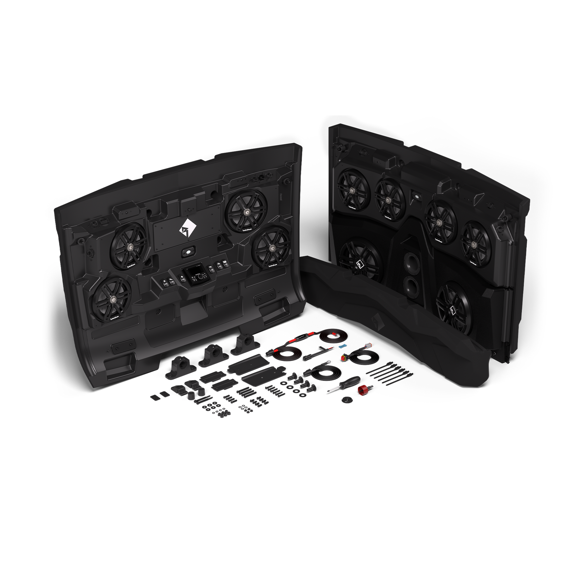 Front & Rear Audio Roof for Select 2018+ Polaris Ranger Crew Models