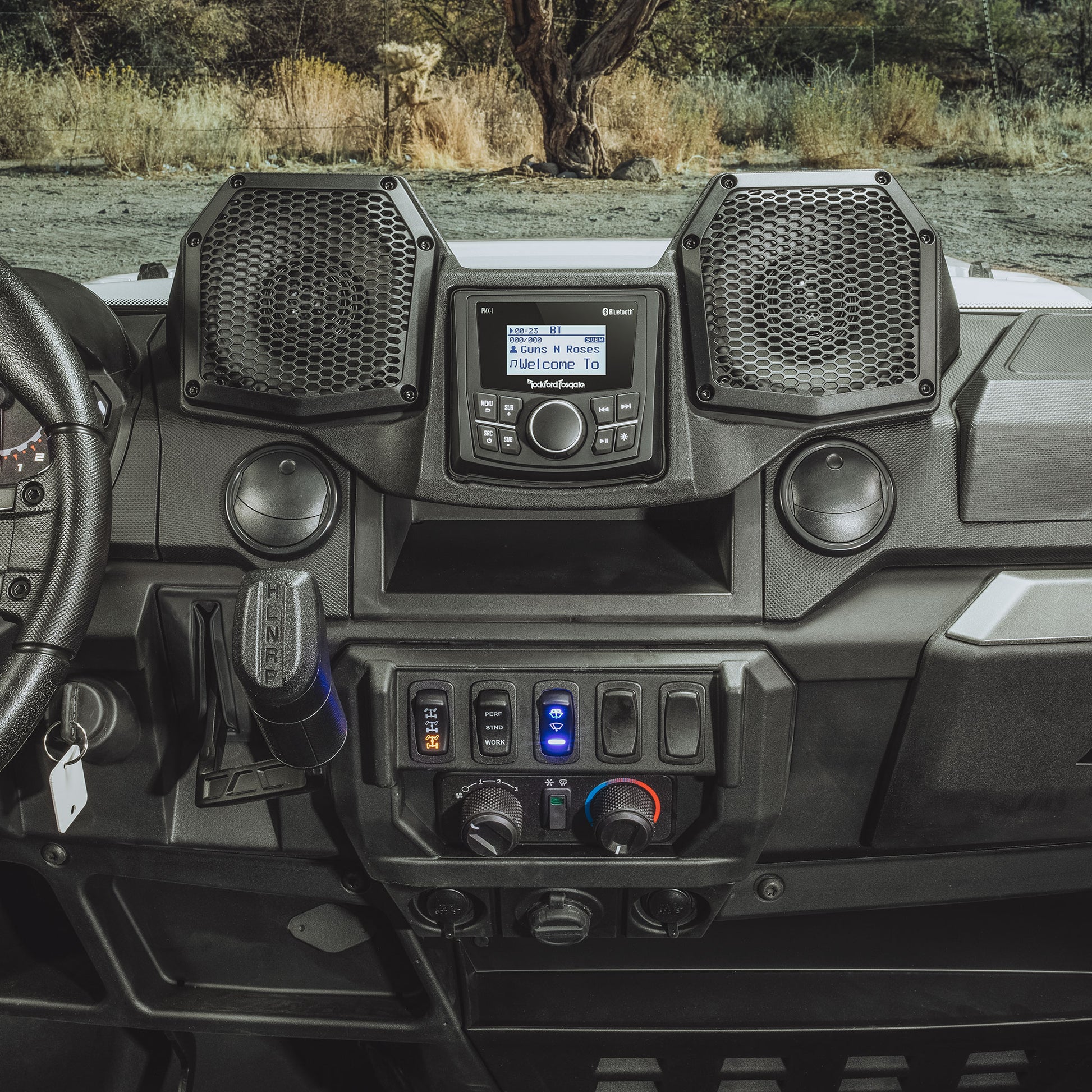 Stage-1 All-In-One Audio System for Select 2018+ Ranger and 2019+ Bobcat Models (Gen-2)