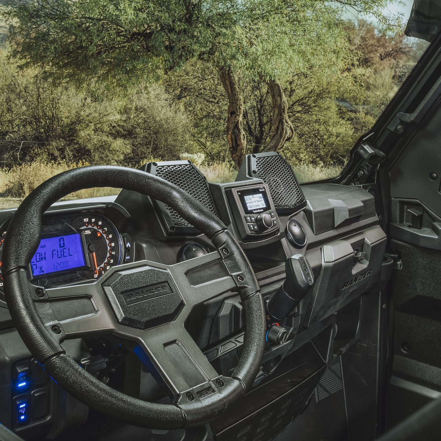 Stage-1 All-In-One Audio System for Select 2018+ Ranger and 2019+ Bobcat Models (Gen-2)