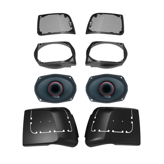 2014-2023 Harley Davidson® Cut In Lid Kit with PH694 (4Ω) - RPMPH694LK