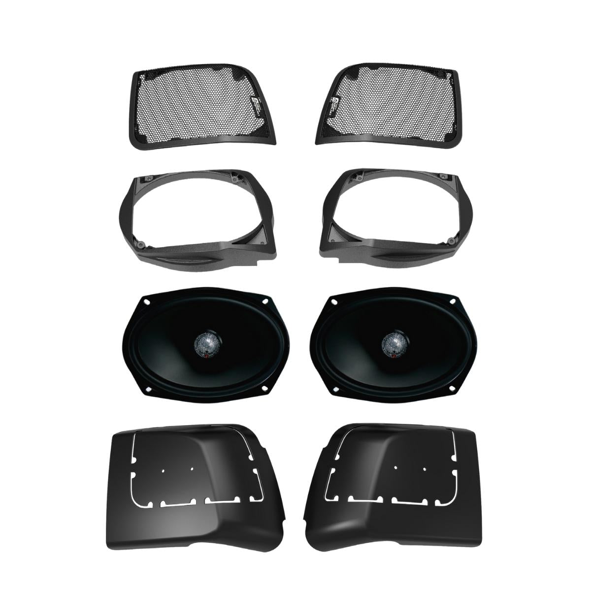 2014-2023 Harley Davidson® Cut In Lid Kit with ST692CX2 (2Ω) - RPMST692LK