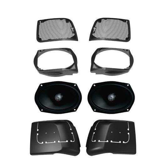 2014-2023 Harley Davidson® Cut In Lid Kit with ST692CX2 (2Ω) - RPMST692LK