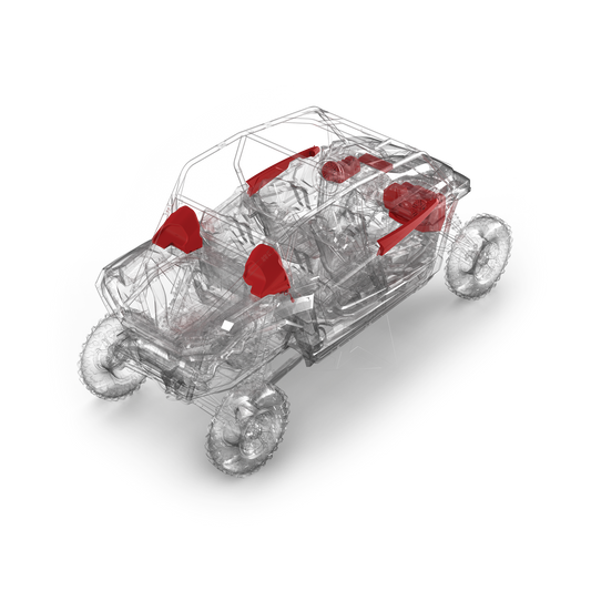 Stage 6 Aftermarket 1,500-Watt Audio System for 2024+ RZR XP w/ Ride Command