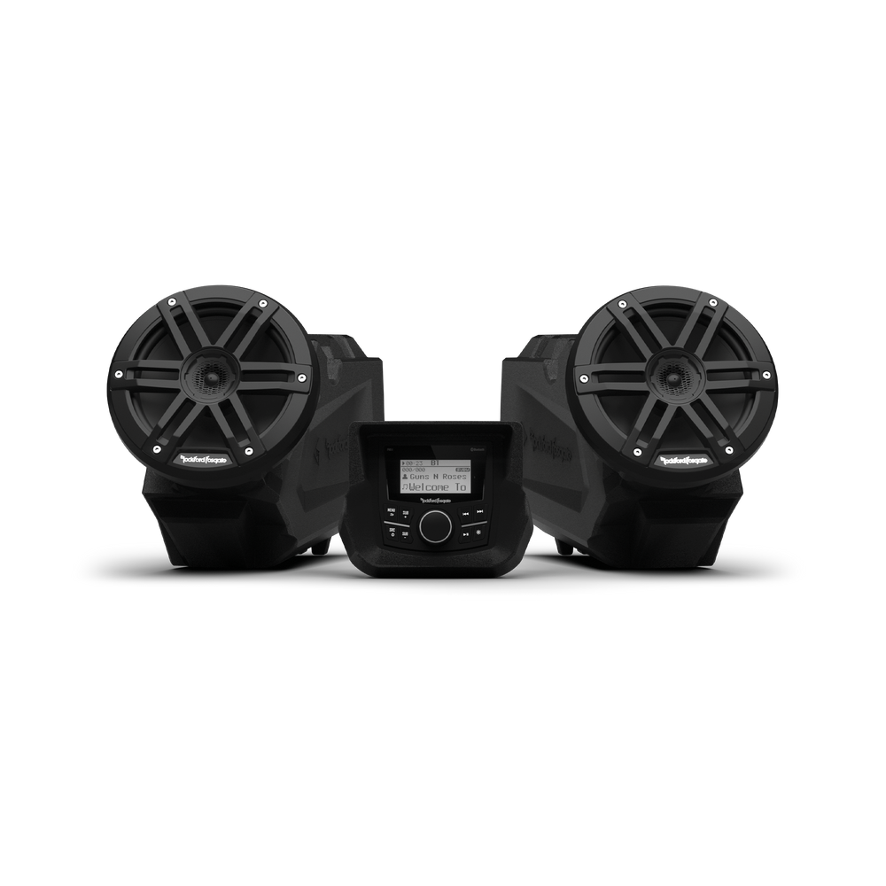 Rockford Fosgate Stage 1 Aftermarket 100-Watt Audio System RZR24XP-STG1