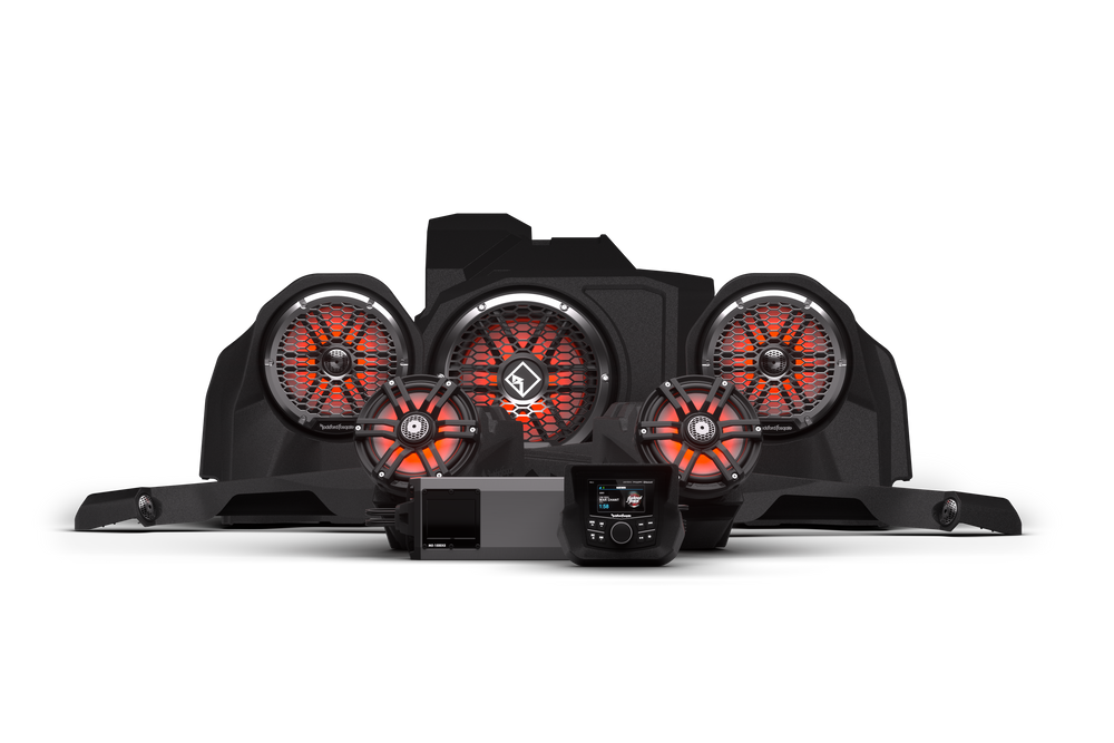Rockford Fosgate Stage 6 Aftermarket 1,500-Watt Audio System RZR24XP-STG6