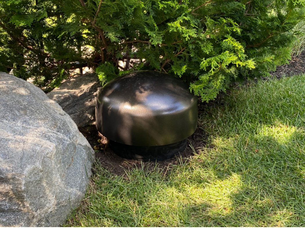 Outdoor Sound wire route through lawn and soil