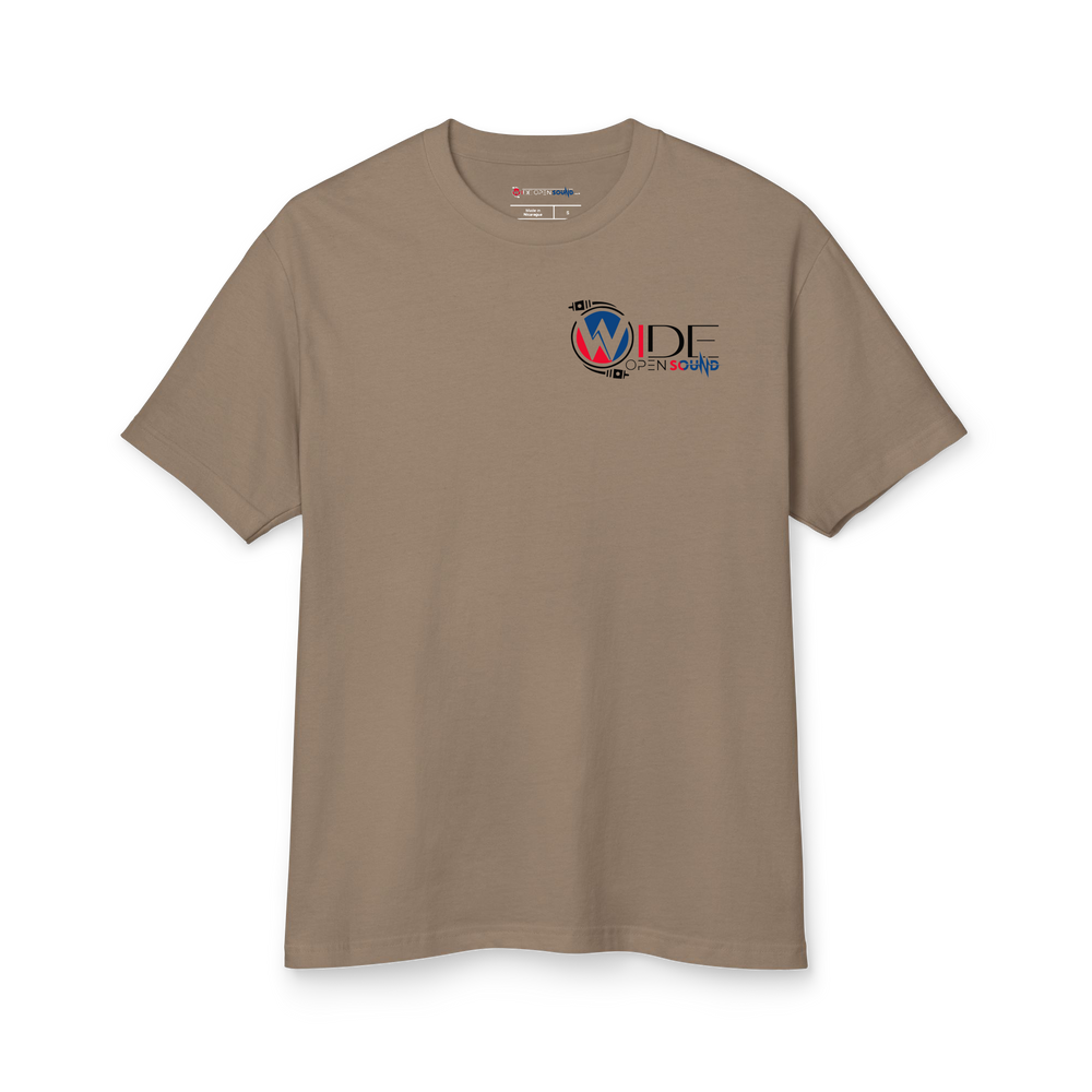 Garment-dyed heavyweight cotton tee "Crimson Depths Collection"