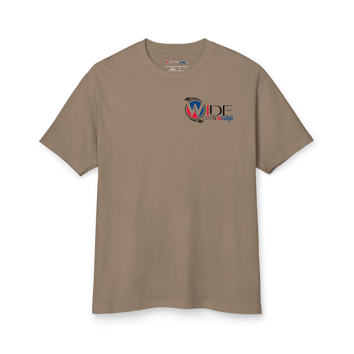Garment-dyed heavyweight cotton tee "Crimson Depths Collection"