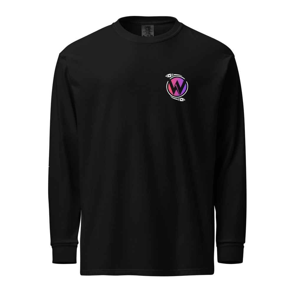 Garment-Dyed Heavyweight Long-Sleeve Shirt "Miami Sunset Collection"