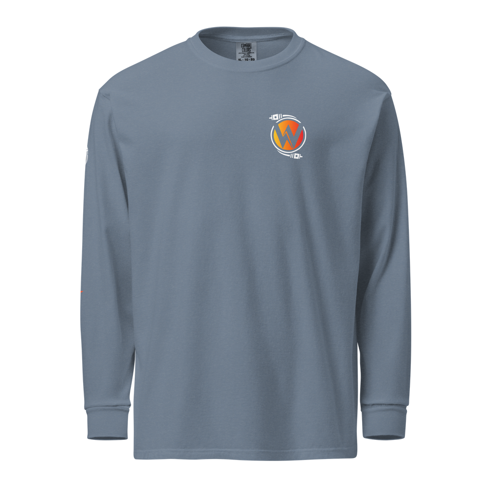 Garment-Dyed Heavyweight Long-Sleeve Shirt "Afterburn Collection"