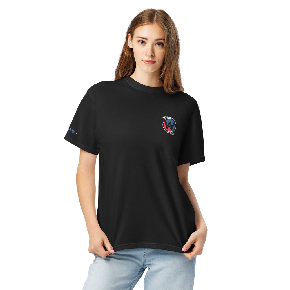 Unisex garment-dyed heavyweight t-shirt "Crimson Depths Collection"